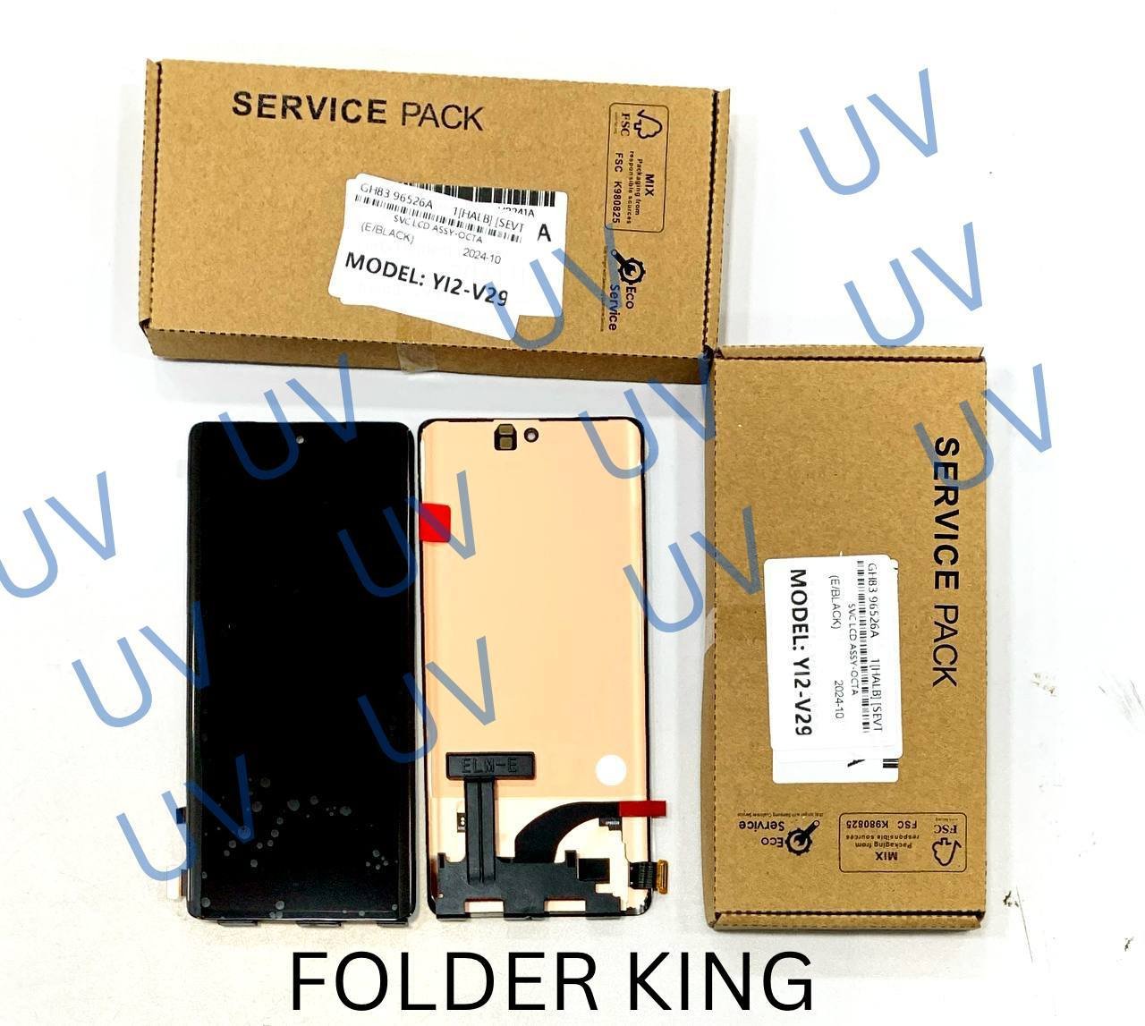 LCD WITH TOUCH SCREEN FOR VIVO X90 CARE ORIGINAL DISPLAY GLASS COMBO FOLDER