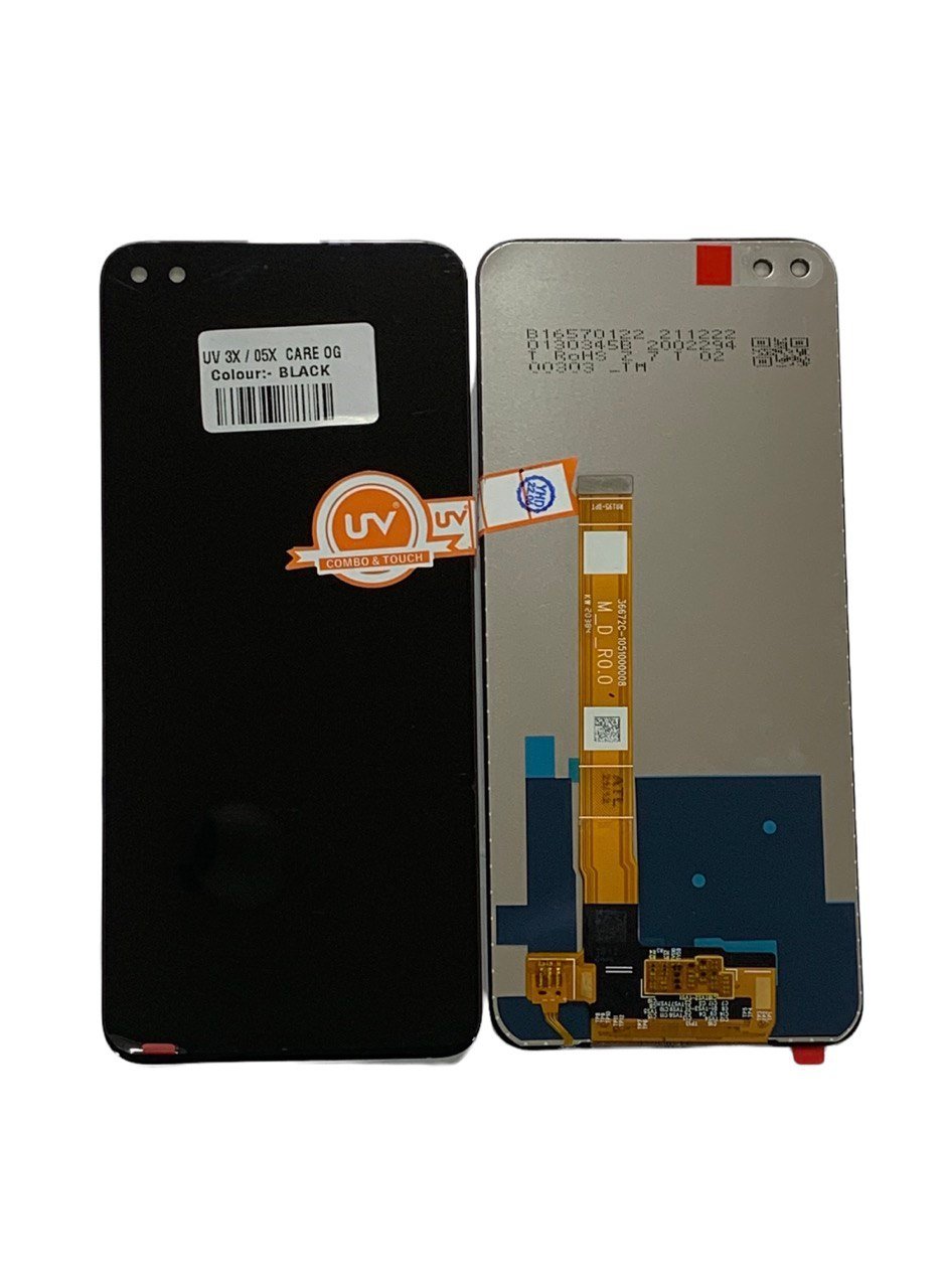 LCD WITH TOUCH SCREEN FOR REALME X50 CARE ORIGINAL DISPLAY GLASS COMBO FOLDER
