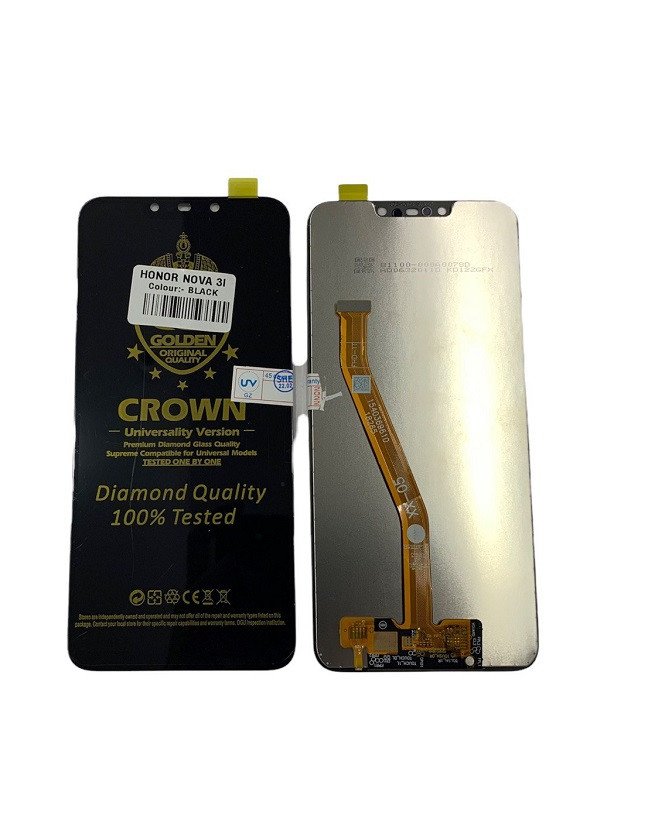 LCD WITH TOUCH SCREEN FOR HONOR NOVA 3i OG DISPLAY GLASS COMBO FOLDER