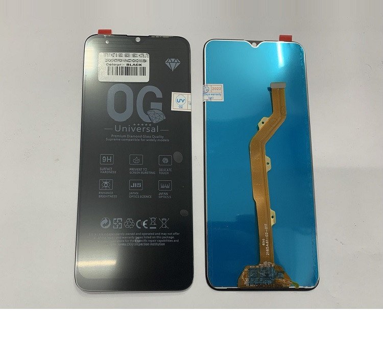 LCD WITH TOUCH SCREEN FOR INFINIX HOT 8 DISPLAY GLASS COMBO FOLDER