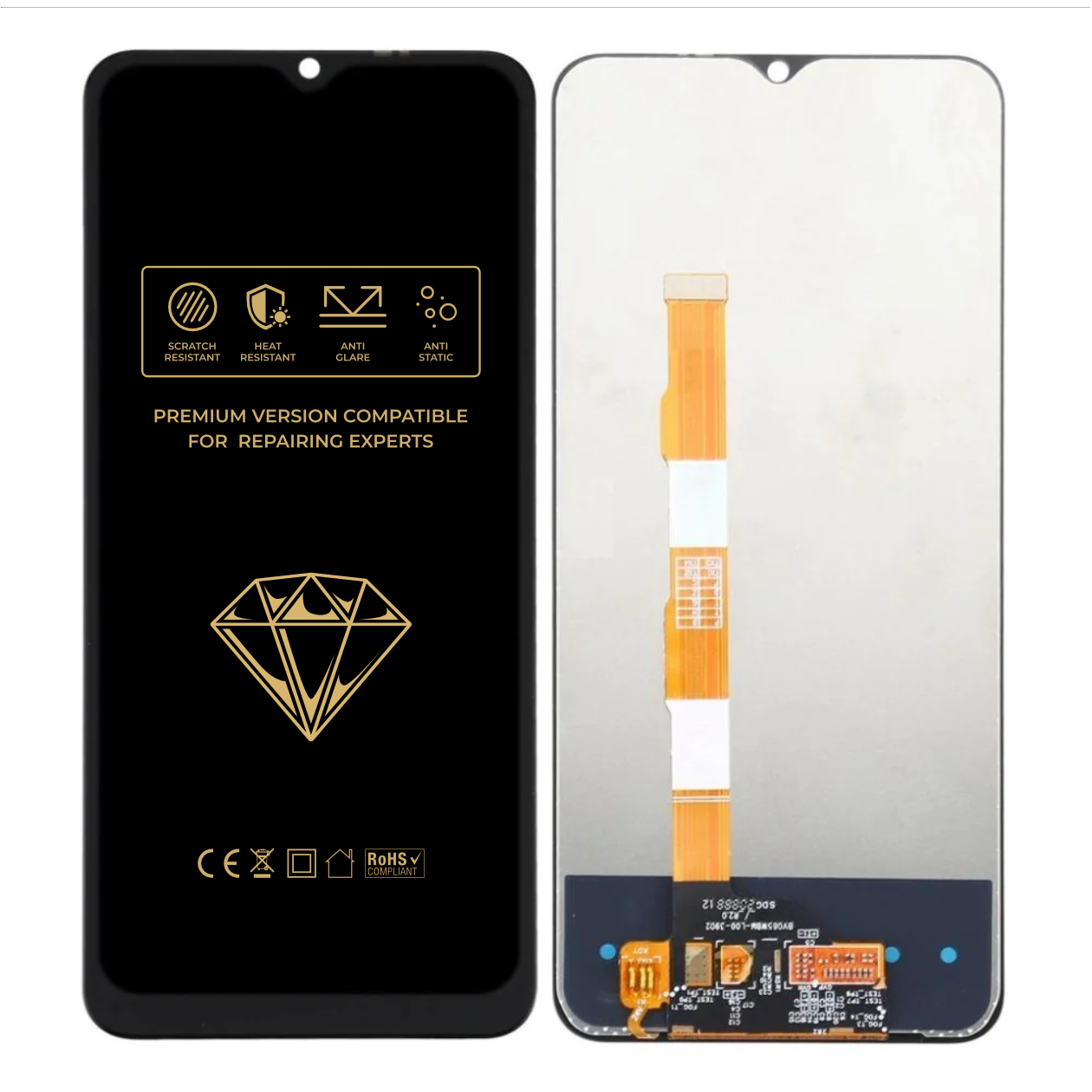 Mobile Display For Vivo Y20G LCD Combo Touch Screen Folder Compatible With Vivo Y20G