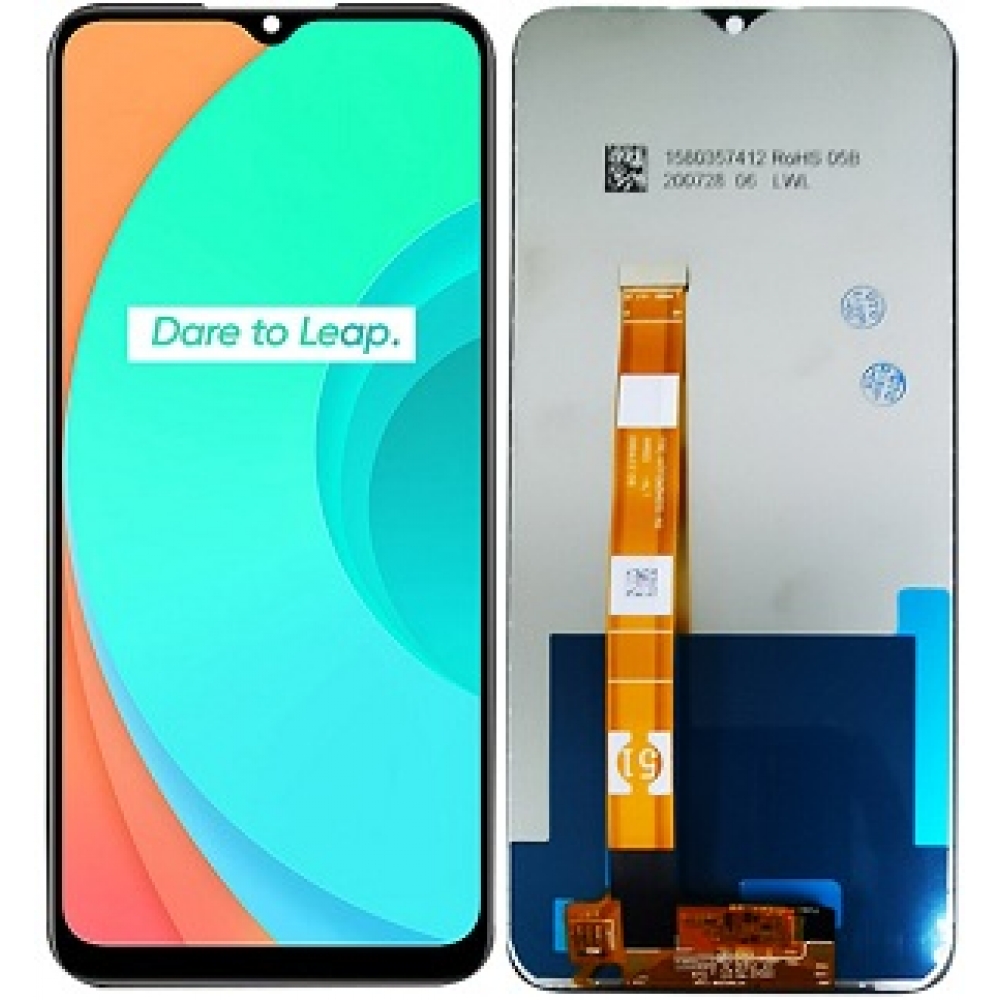 Realme C15 LCD Screen With Digitizer - Black