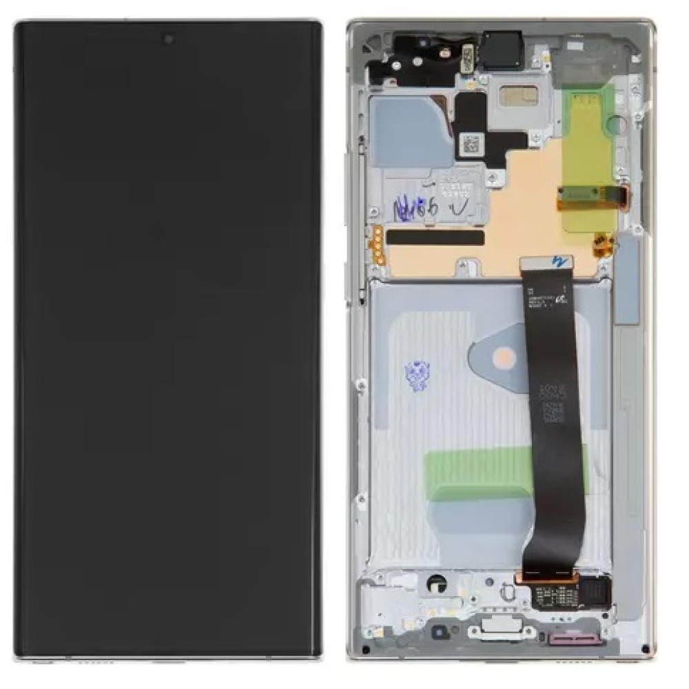Samsung Galaxy Note 20 Ultra LCD Screen With Frame - White