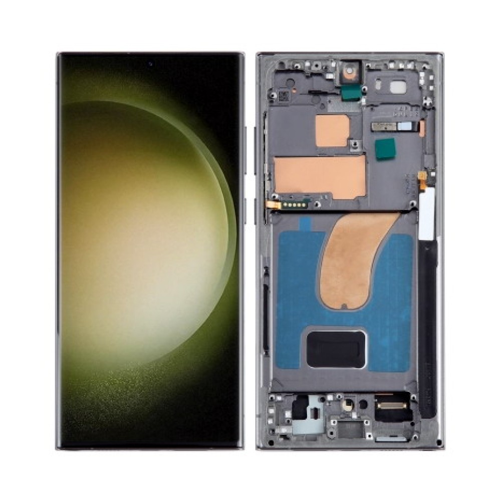 Samsung Galaxy S23 Ultra LCD Screen With Frame - Green