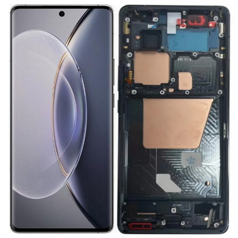 Vivo X90 Pro LCD Screen With Frame - Black