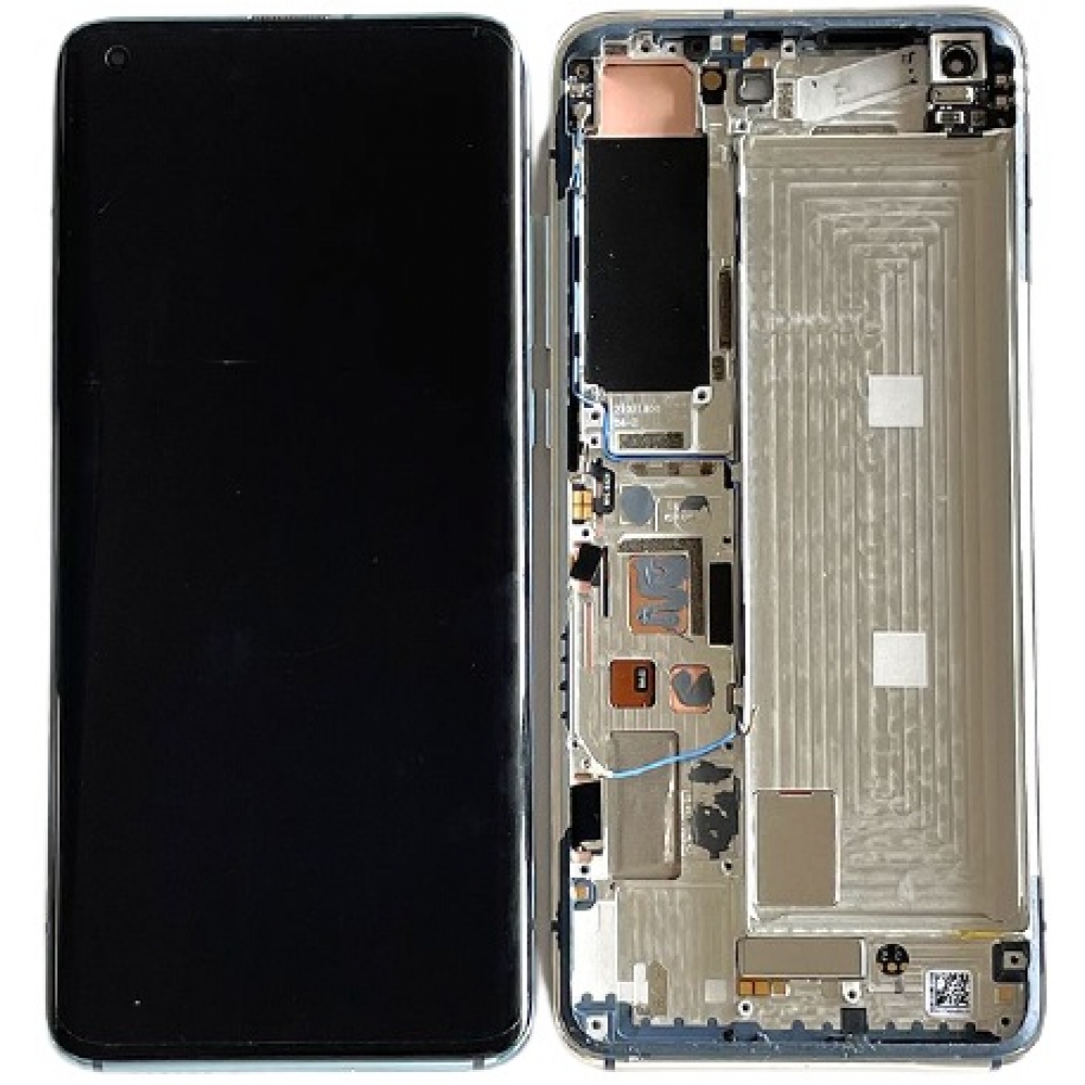 Xiaomi Mi 10S LCD Screen With Frame - Titanium Black