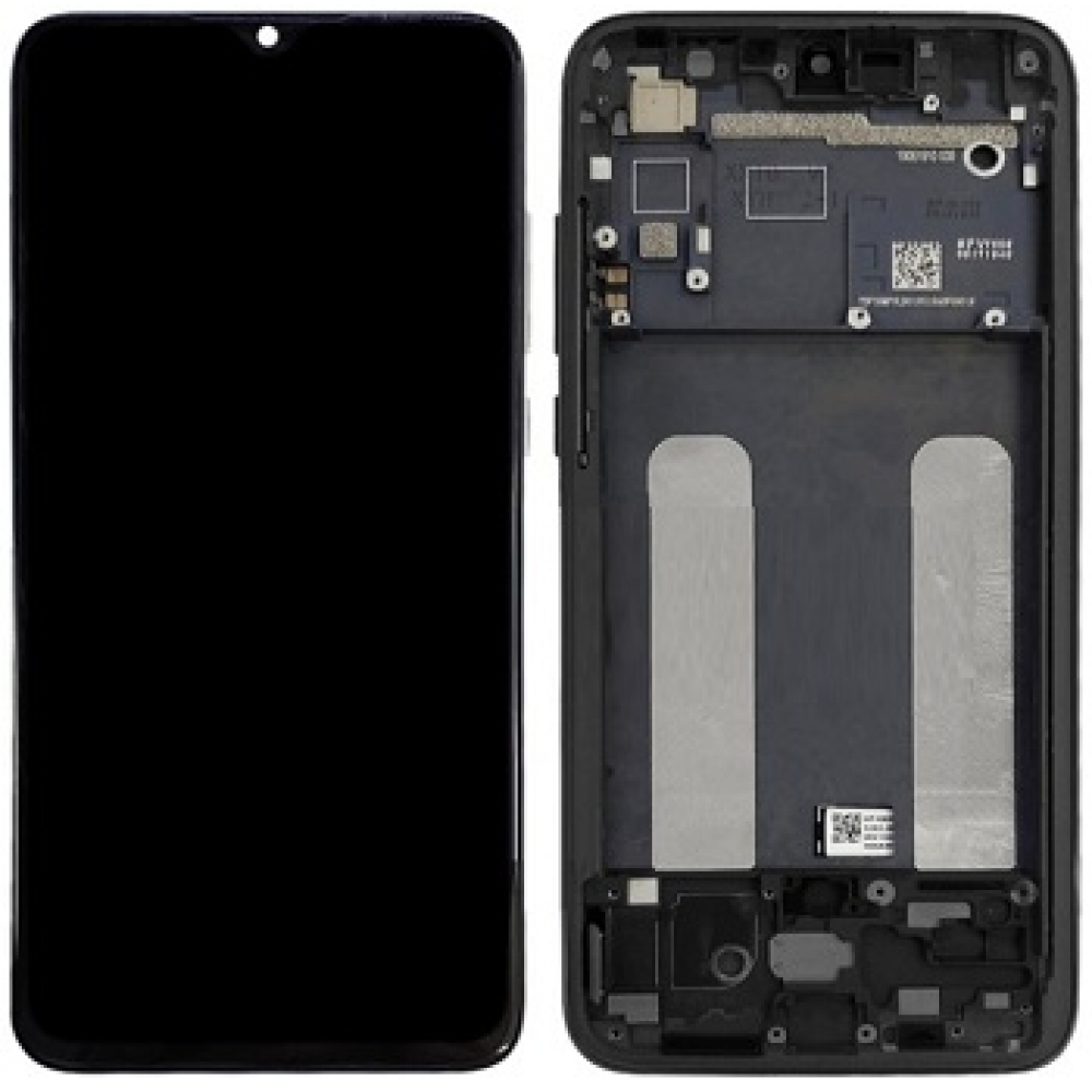 Xiaomi MI 9 Lite LCD Screen With Frame - Black