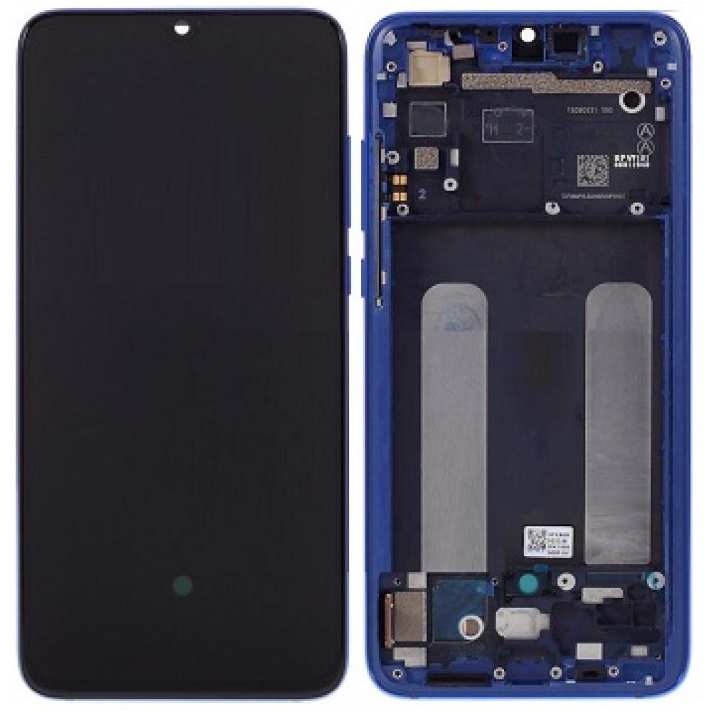 Xiaomi MI 9 Lite LCD Screen With Frame - Blue