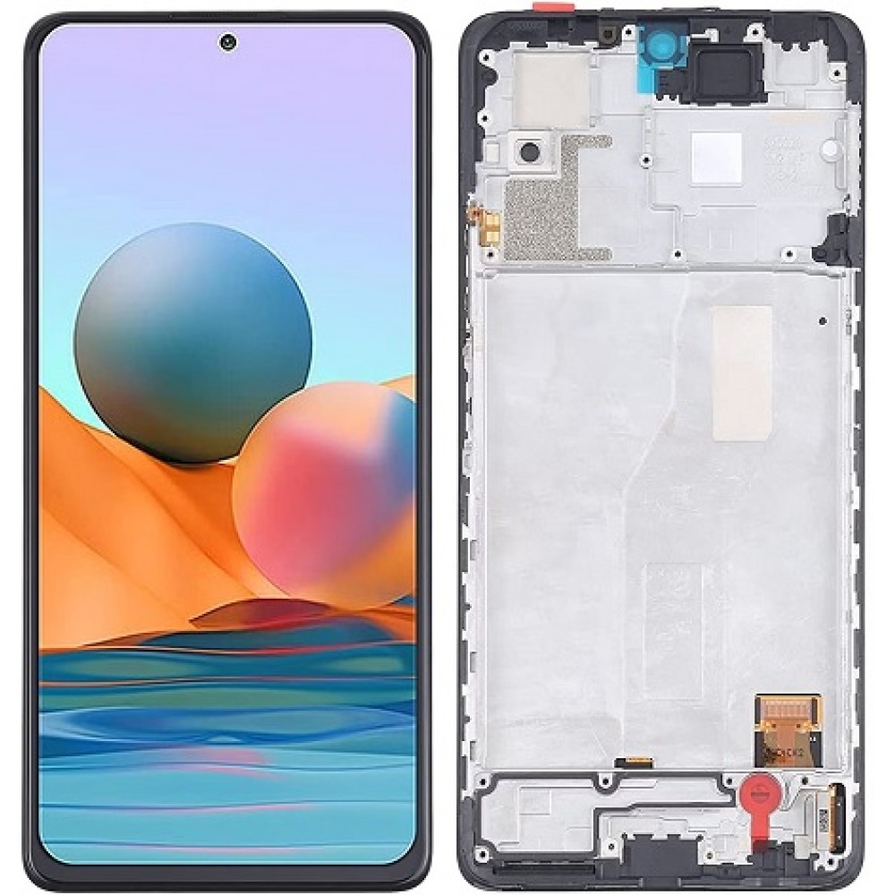 Xiaomi Redmi Note 10S LCD Screen With Frame - Black