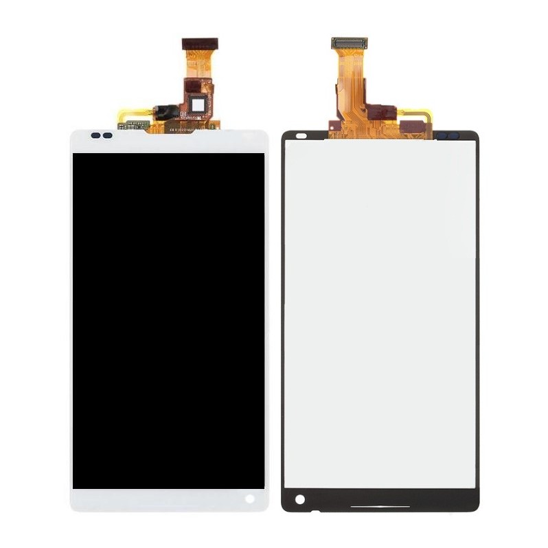 Display for Sony Xperia ZL C6502 - White Combo Folder