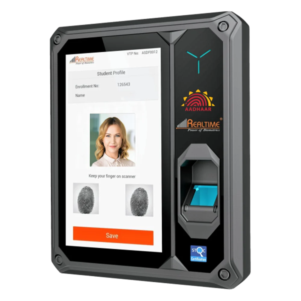 Realtime T502-L1 Aadhaar-enabled biometric attendance system