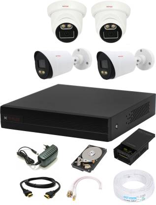 5 MP HD COLORVU CAMERA SET WITH 4 CHN DVR